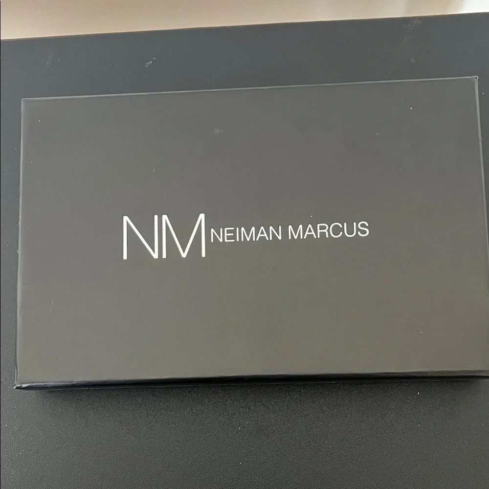 Neiman Marcus Black and Silver Money Clip Set
